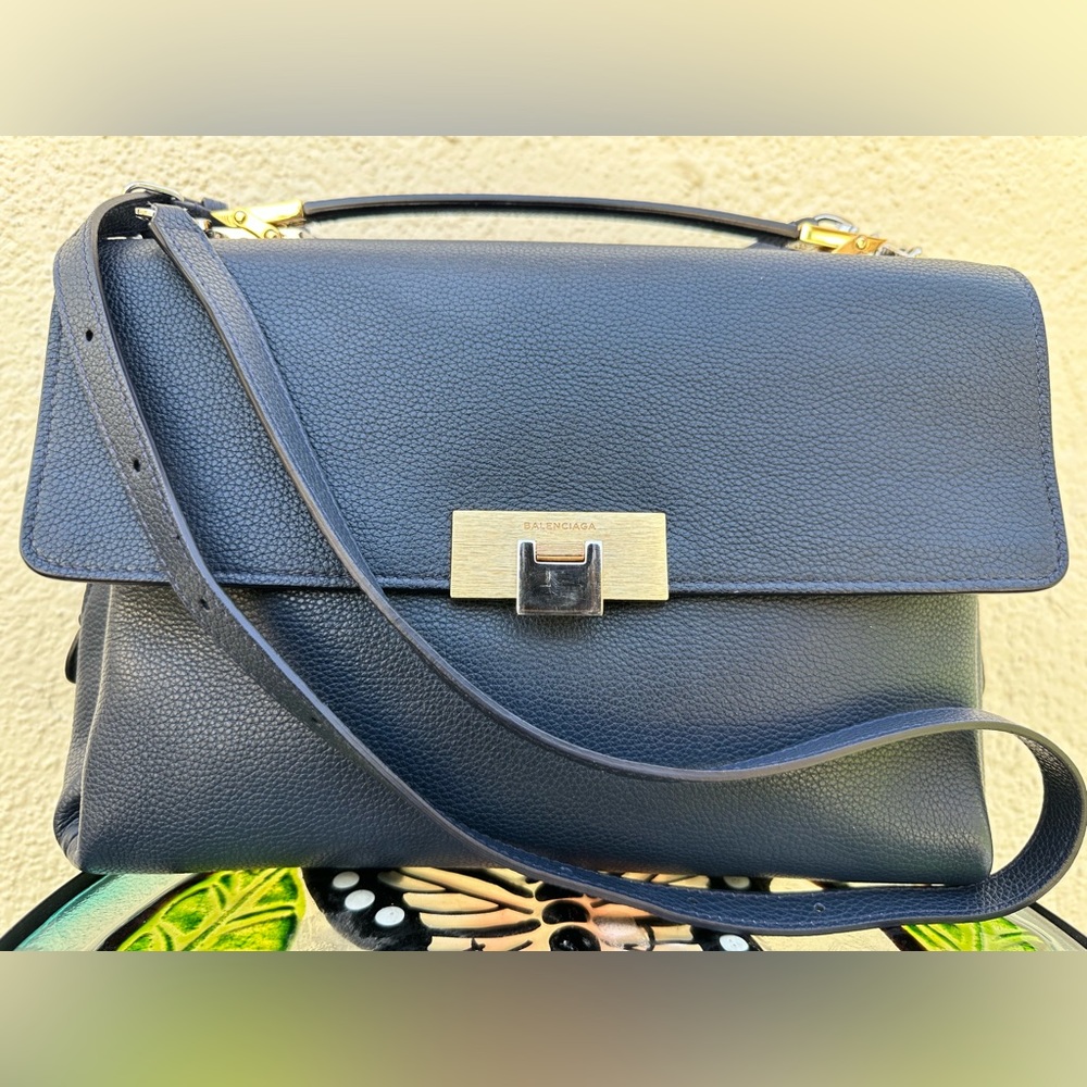 Balenciaga: LE DIX LEATHER HANDBAG